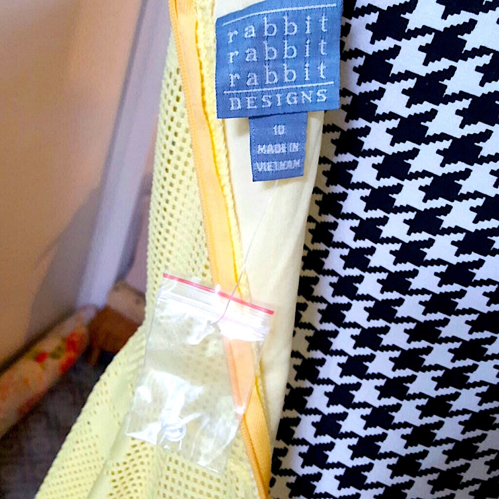 Rabbit Rabbit Rabbit DESIGNS Yellow Dress Size 10 - Picture 14 of 15